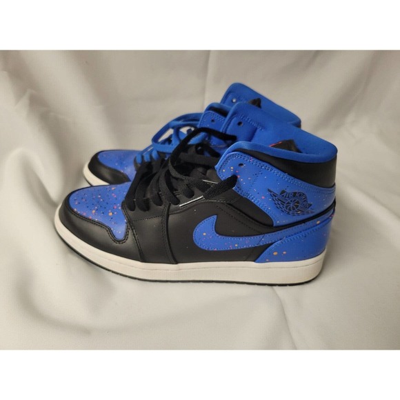 Size 9 - Jordan 1 Mid Royal Splatter 2018 main image 4
